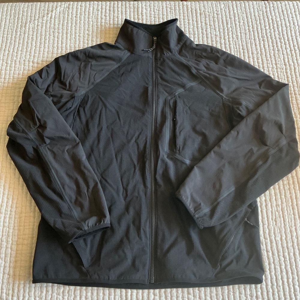 Lululemon Fleece Hiking Zip Up Jacket (Black, L) - Picture 2 of 6